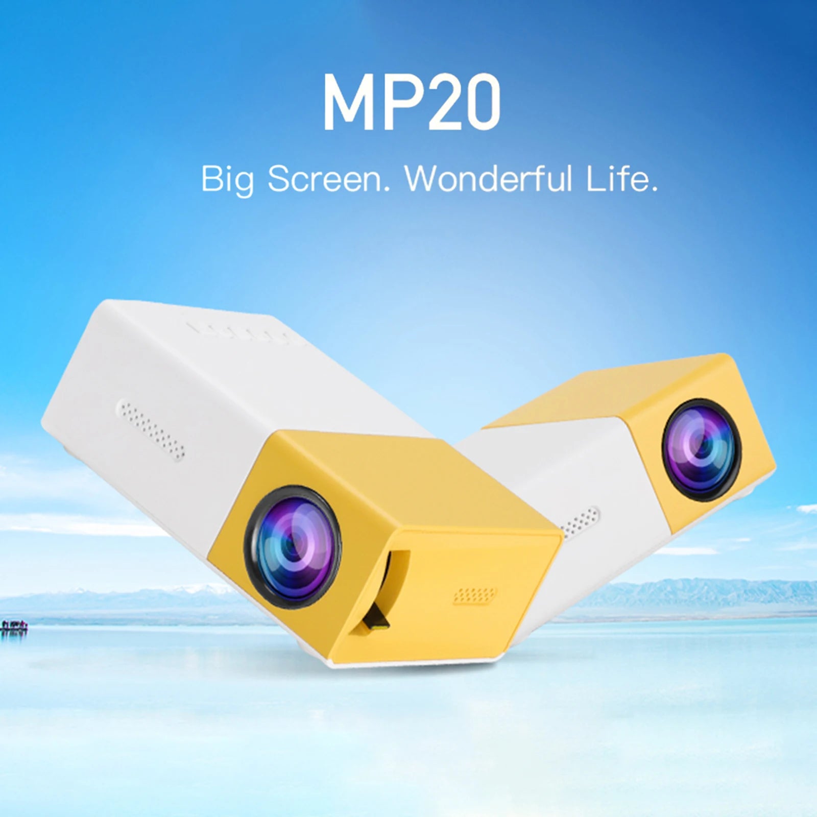 Mini LED Portable Projector 720P/1080P