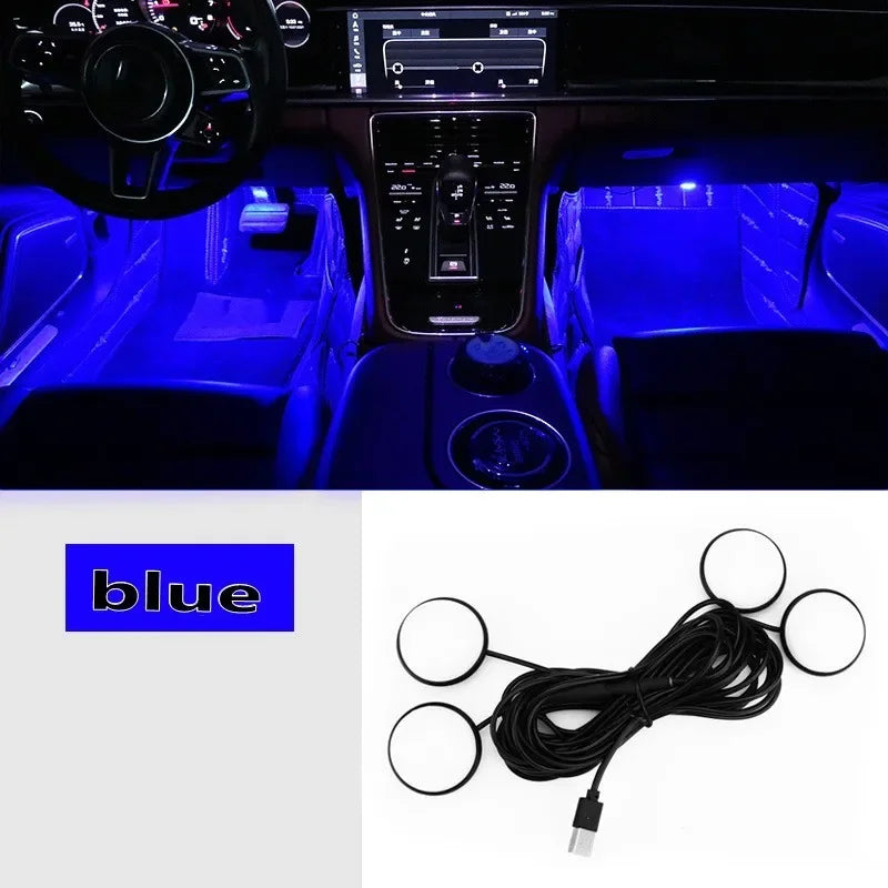 StarGlow 3-Color Car Footwell Lights