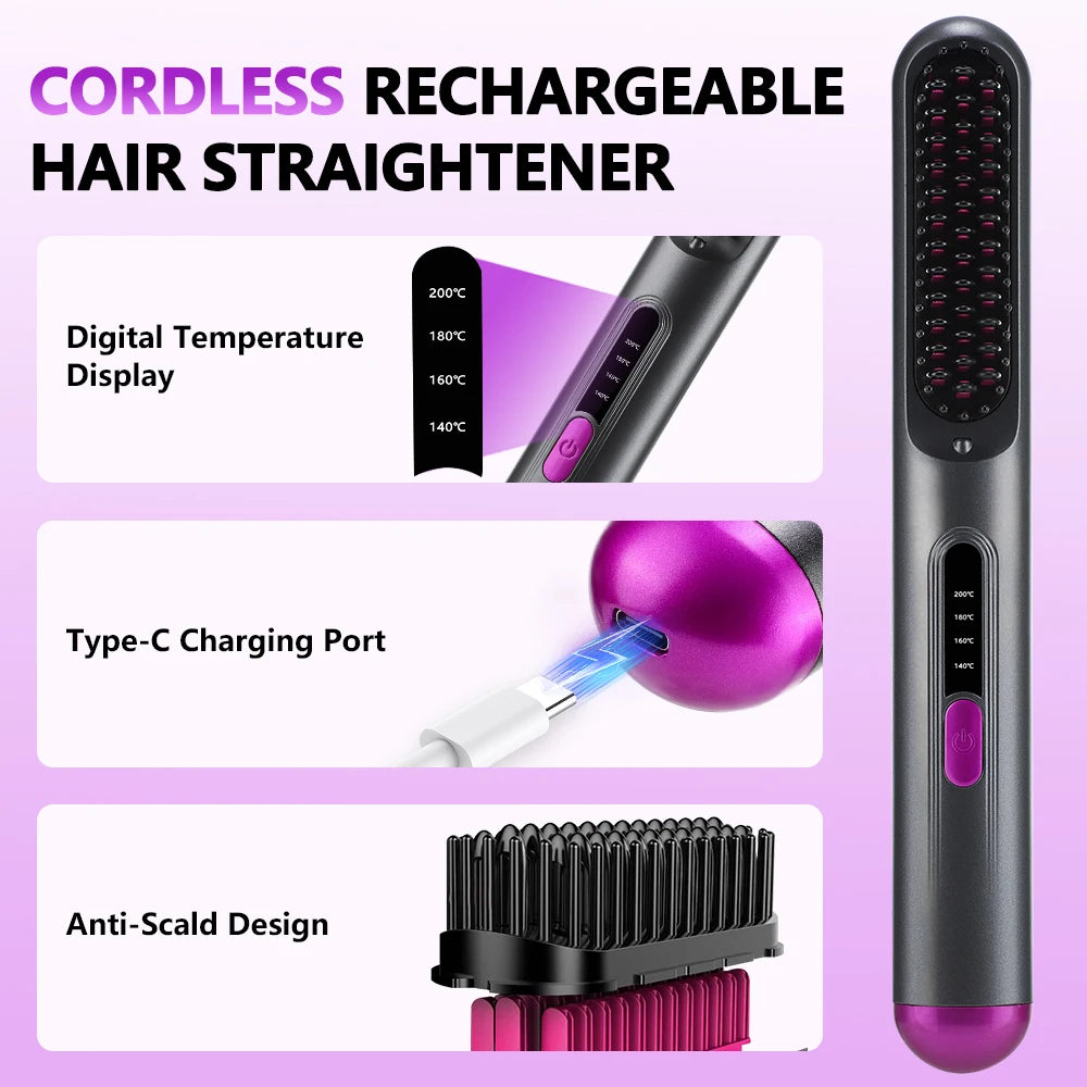 SilkBrush Cordless Straightening Comb