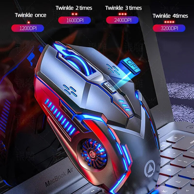 G5 6-Button Silent Click Wired Gaming Mouse