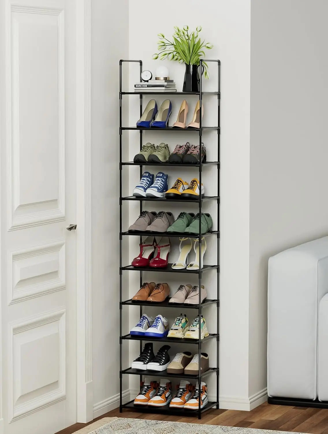 IronStack Heavy-Duty 25-Pair Shoe Rack