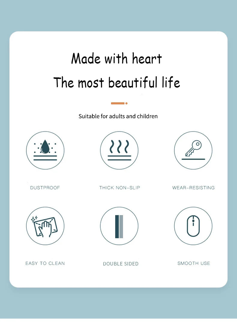 White Gaming Mousepad