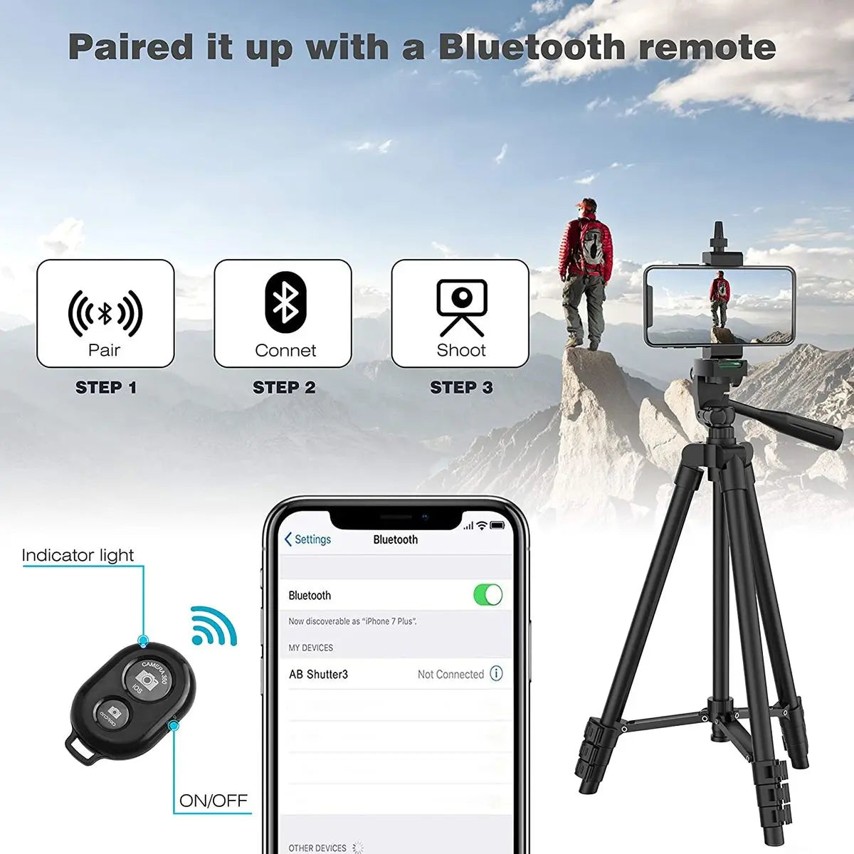 Compact Phone Recording Tripod