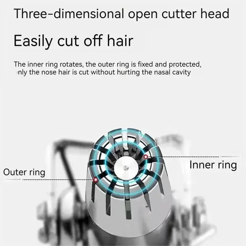 Manual Stainless Steel Nose Hair Trimmer