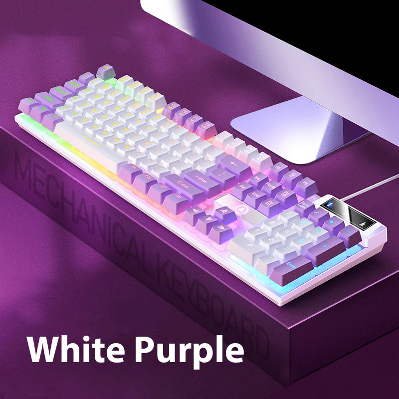 K500 Wired 104-Key Mechanical RGB Keyboard
