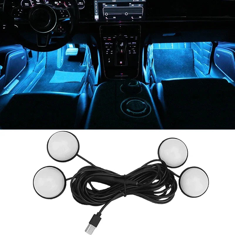 StarGlow 3-Color Car Footwell Lights