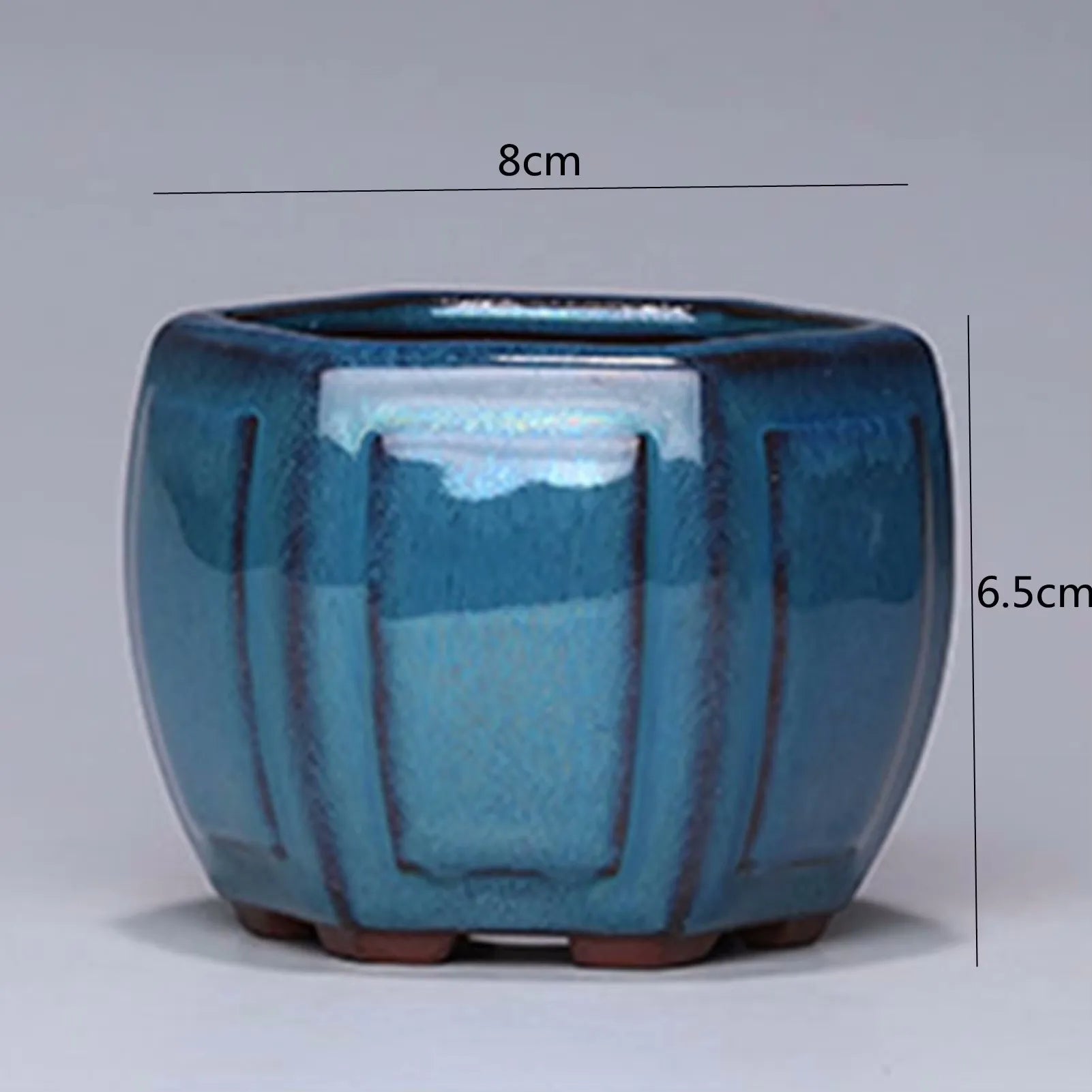 BlueGlow Ceramic Garden Planter