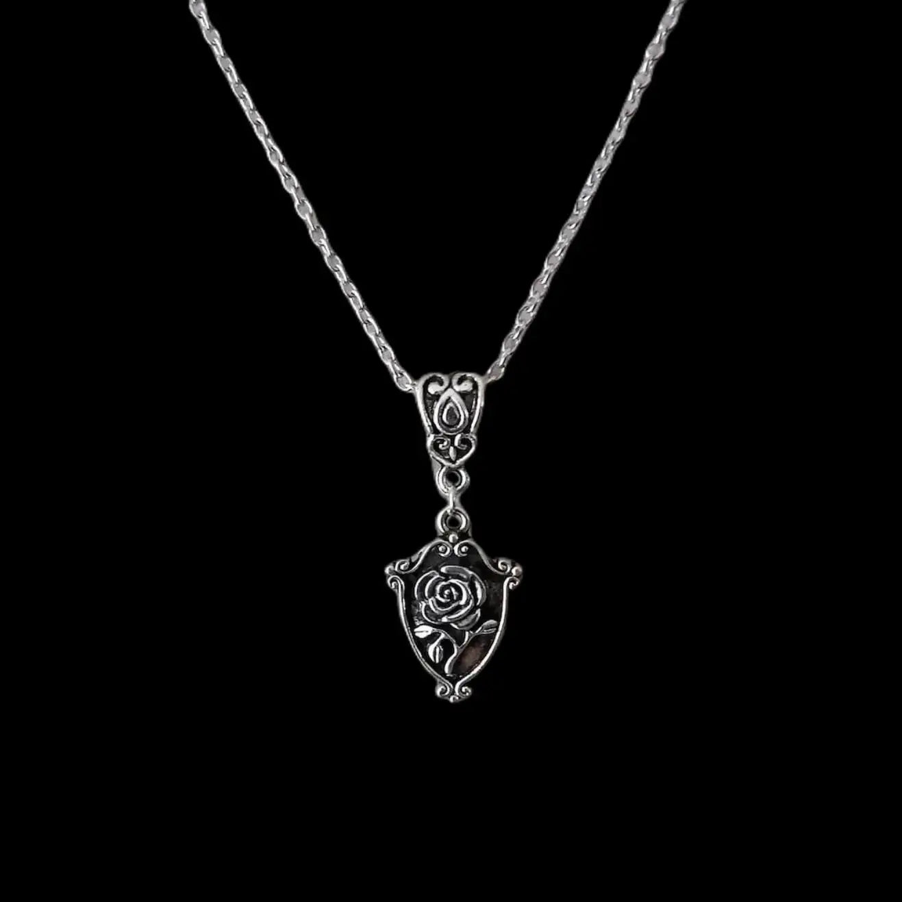 Nocturne Rose Shield Choker