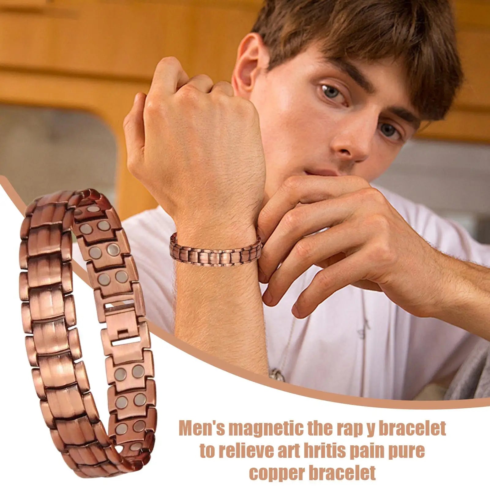 Pure Copper Magnetic Bracelet