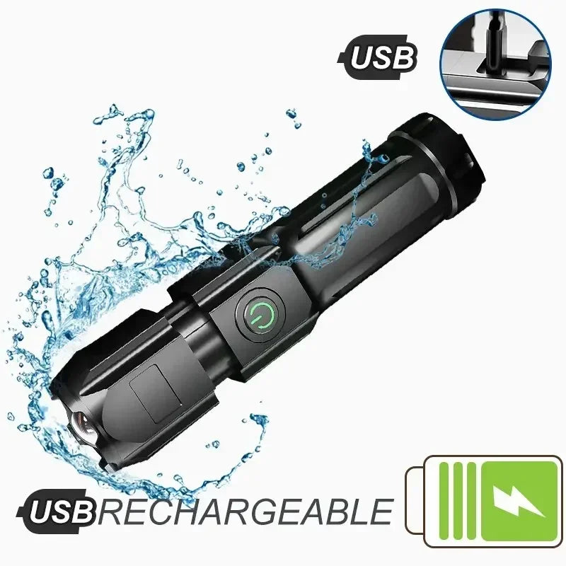 Compact Tactical LED Flashlight