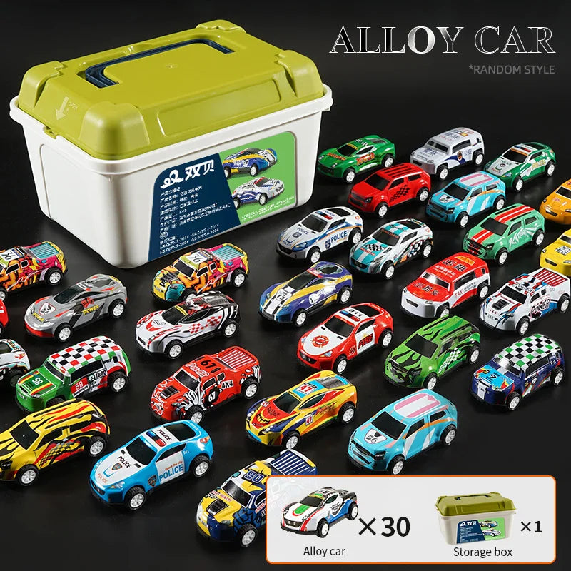Pull-Back Toy Car Set for Kids
