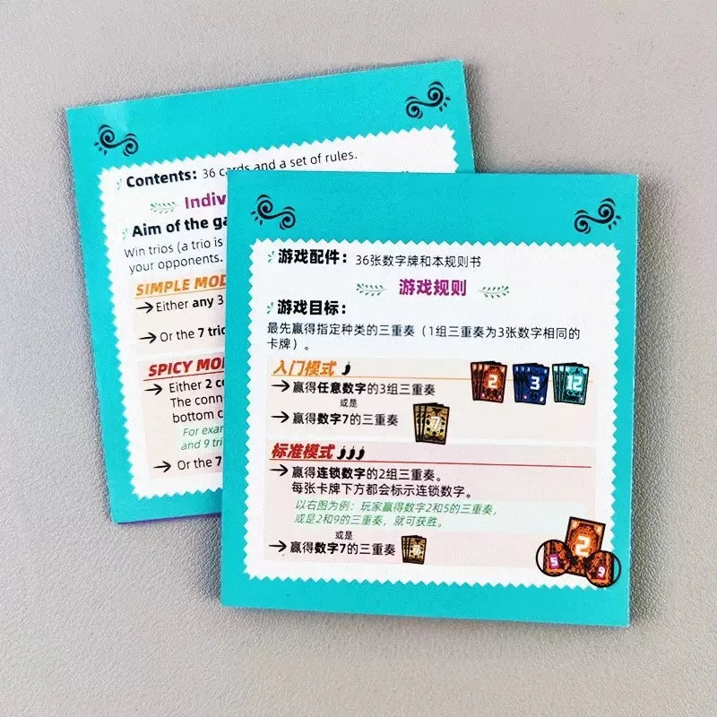 TrioMatch Family Card Game