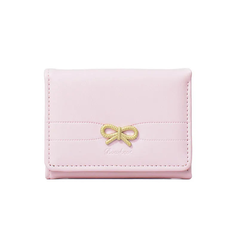 Aesthetic Bow Card Holder Purse