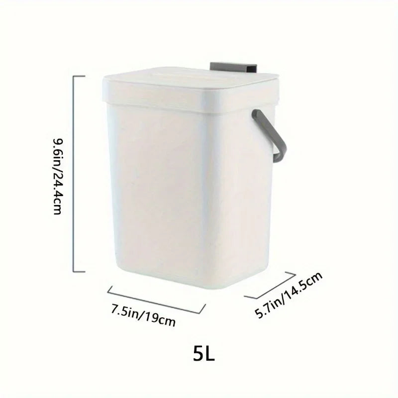Space-Saving Wall-Mounted Food Waste Bin