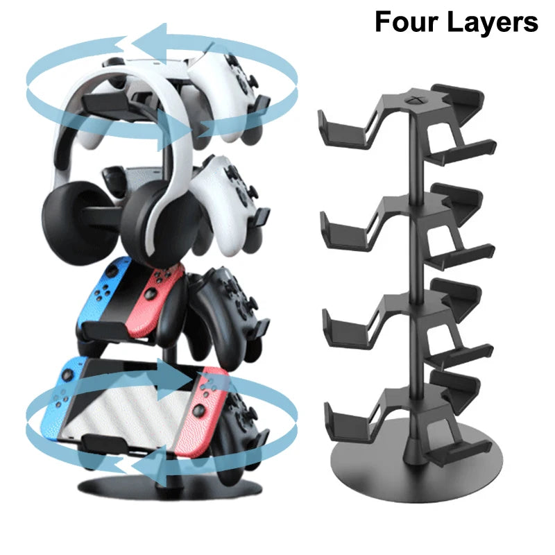 Multi-Tier Game Controller Stand