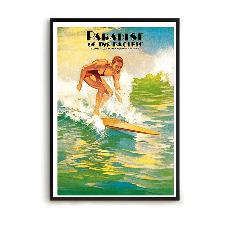 Surf Vibe Canvas Poster