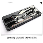 5-Piece Gardening Tool Set with Toolbox