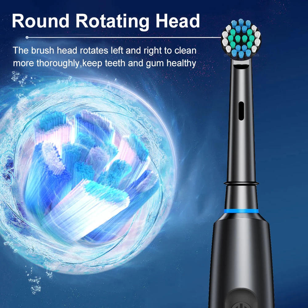 Electric Toothbrush Rotary Rechargeable for Adults