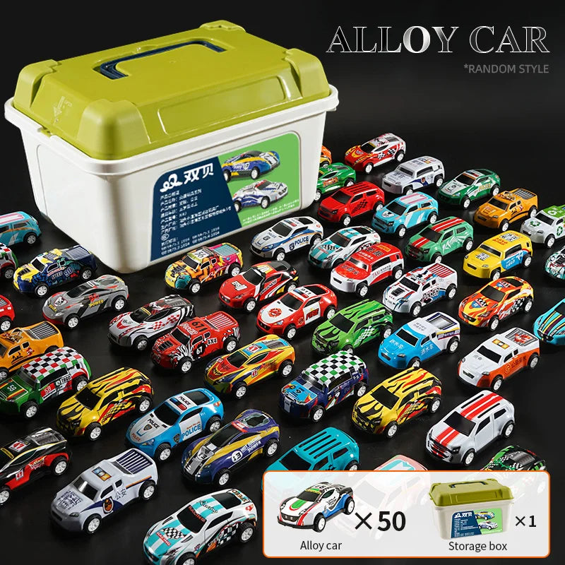 Pull-Back Toy Car Set for Kids