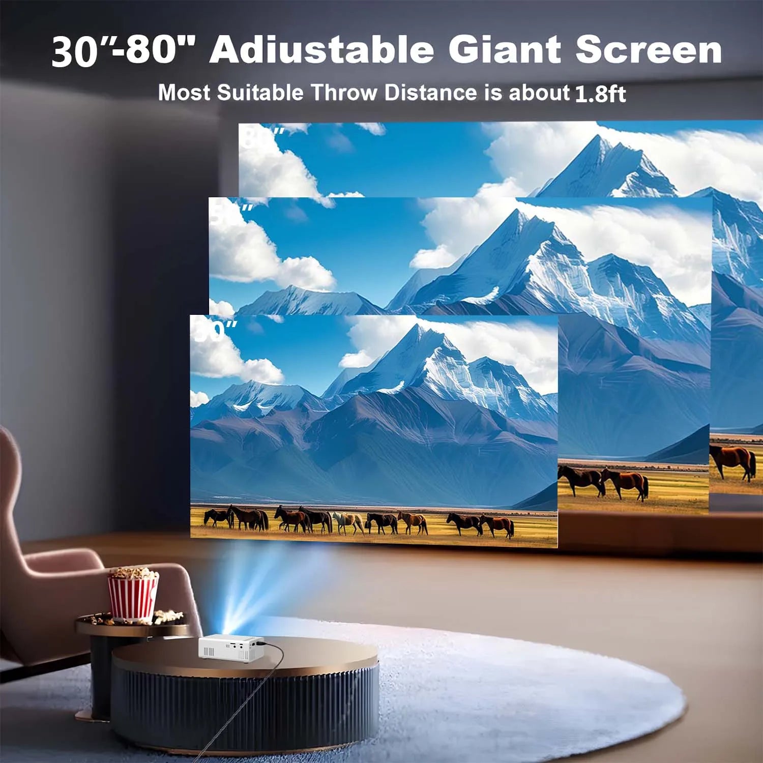 Ultra-Portable Mini Projector HD