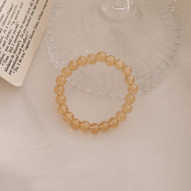 Fire Elastic Beaded Bracelet