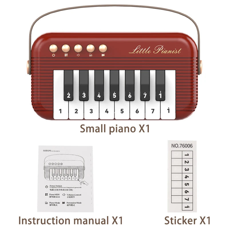 Kids Pocket Piano Keyboard Toy