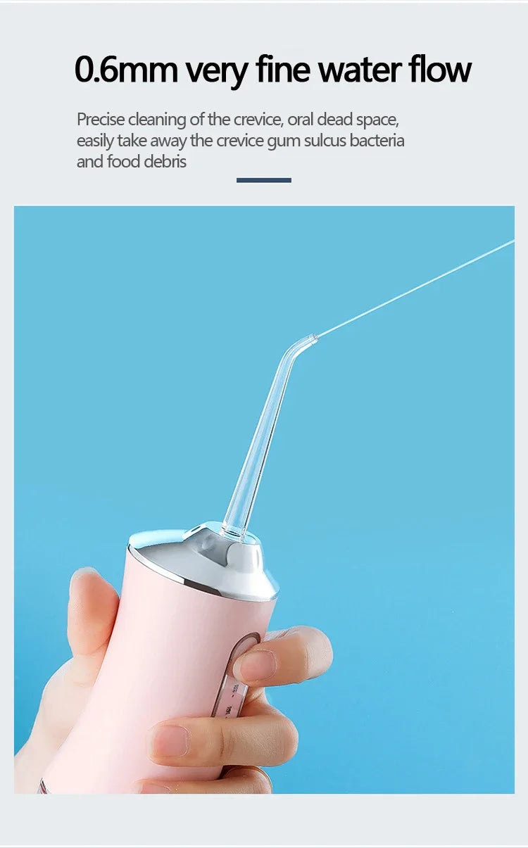 Portable Oral Irrigator Water Flosser