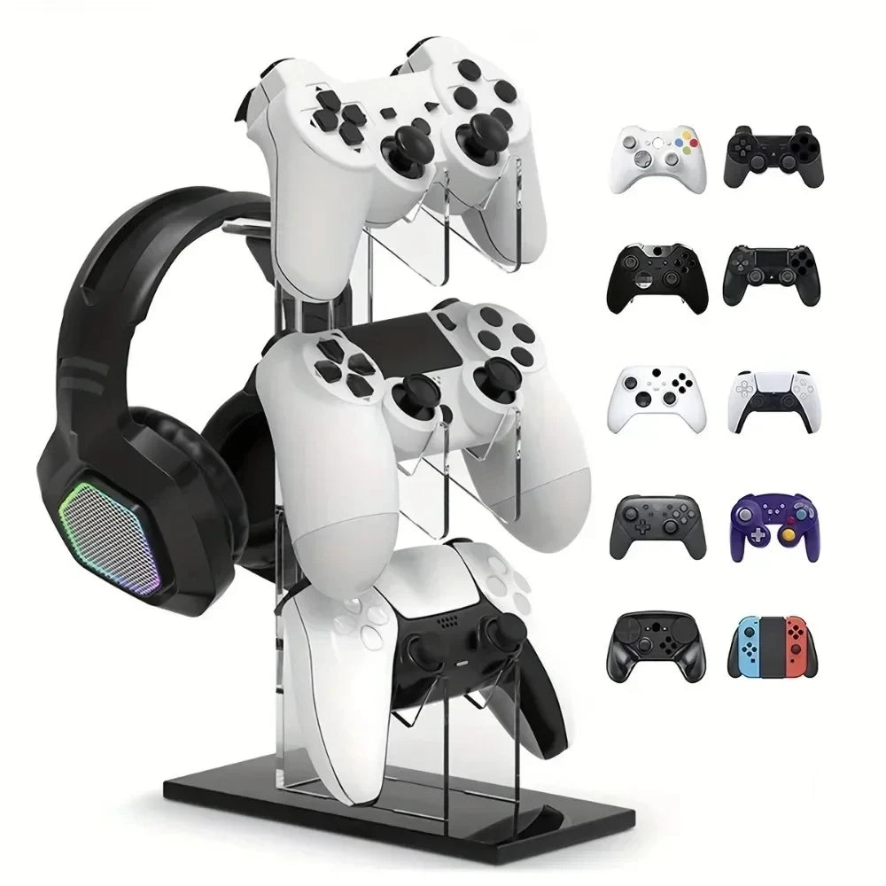 Universal 3-Layer Controller & Headset Stand