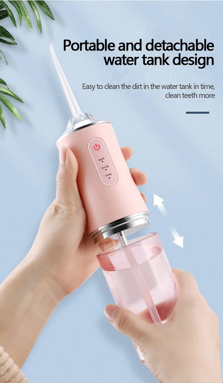 Portable Oral Irrigator Water Flosser