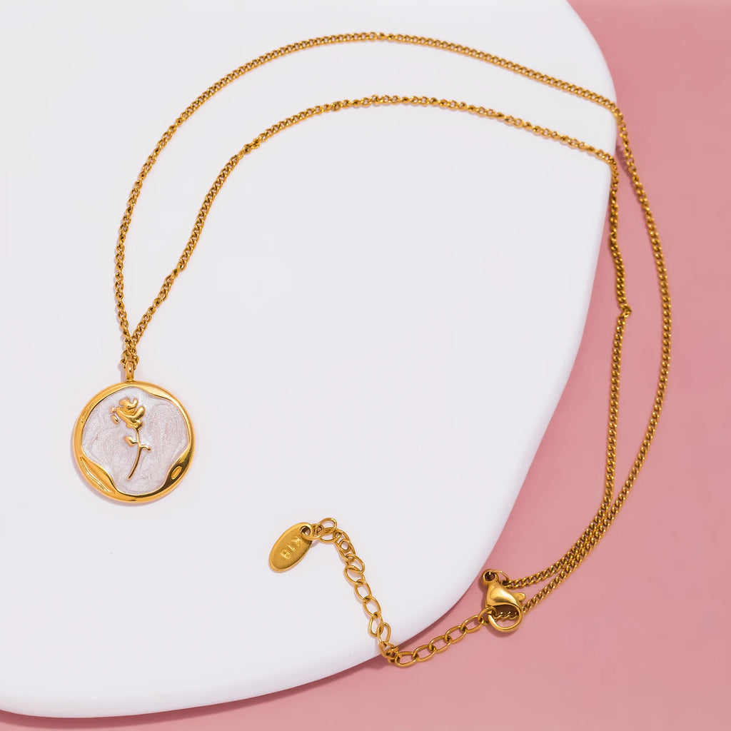 Rosette Circle Pendant