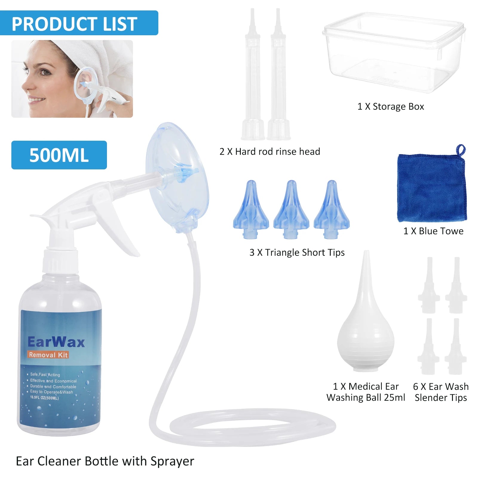 GentleCare Silicone Ear Wash Kit
