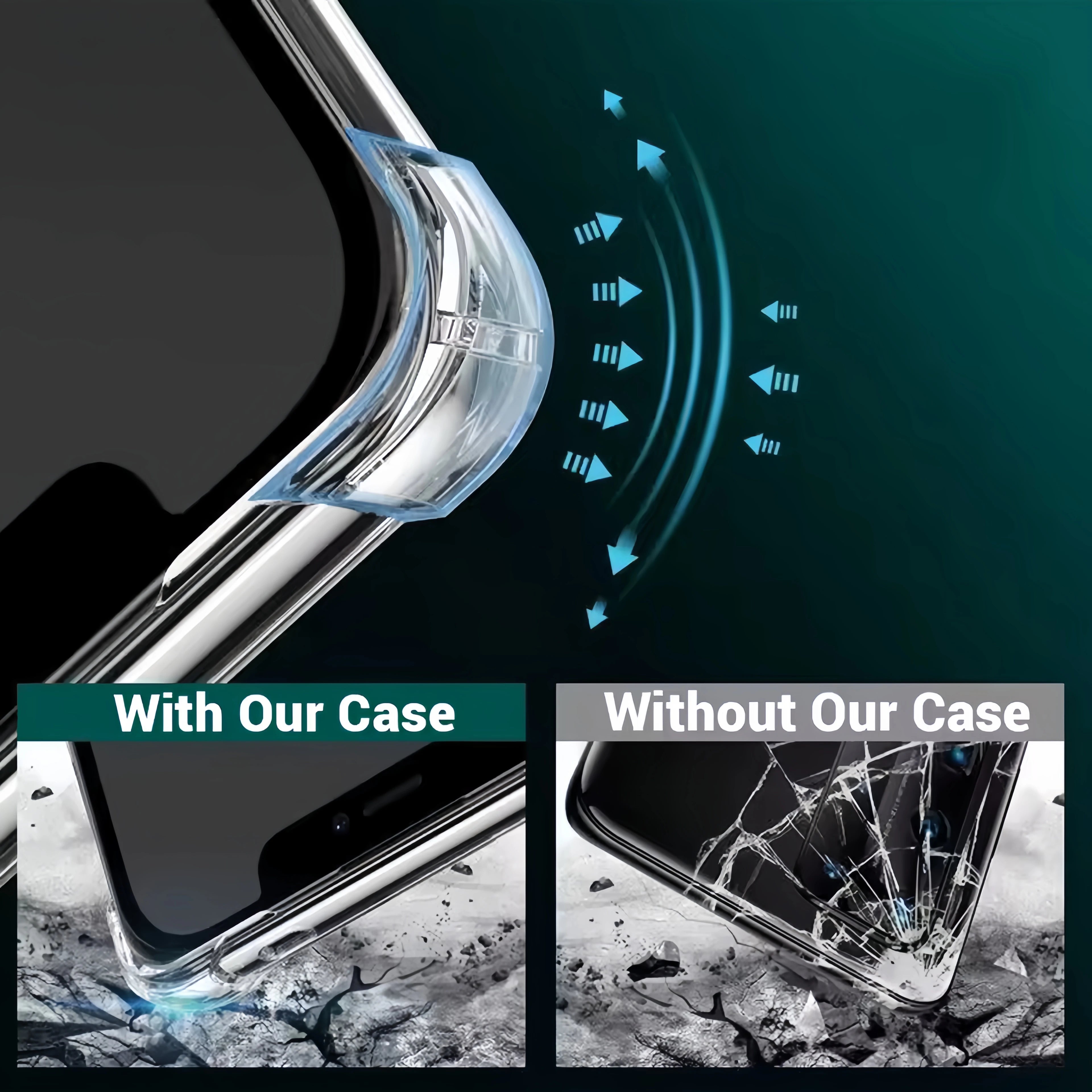 Shockproof Anti-Fingerprint iPhone 17 Case