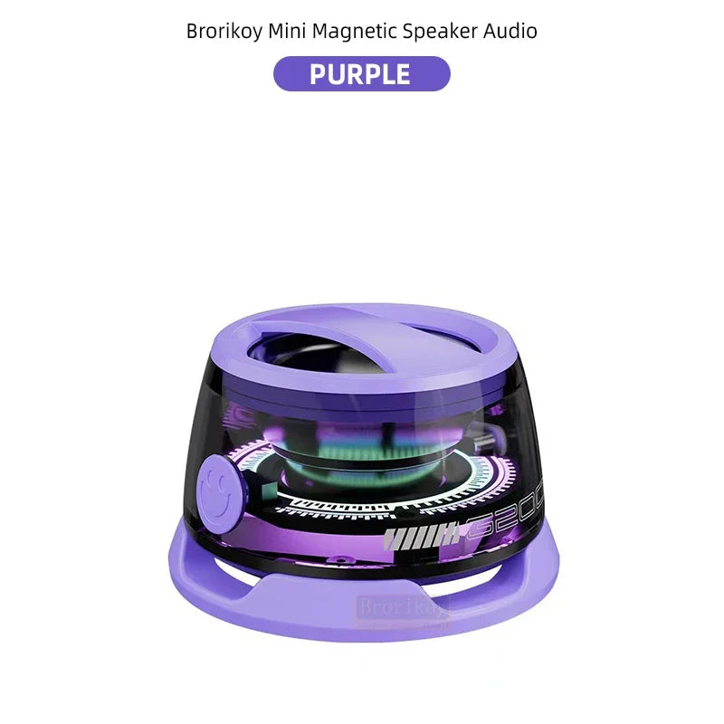 Magnetic Mini Bluetooth Speaker with RGB Light