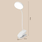 USB Rechargeable Folding Clamp LED Desk Lamp