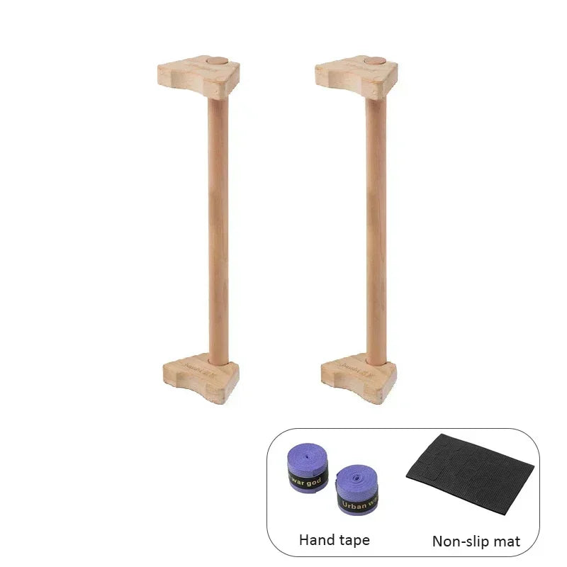 Premium Calisthenics Wooden Push-Up Handles