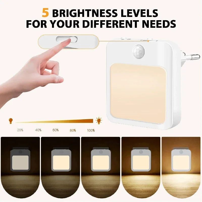 GlowSense Motion Sensor Plug-In Night Light