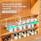 SpaceFlex Retractable Shoe Storage Rack