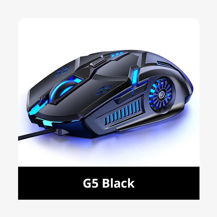 G5 6-Button Silent Click Wired Gaming Mouse