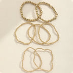 GoldenGlow Bead Bracelet