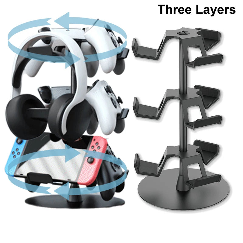 Multi-Tier Game Controller Stand