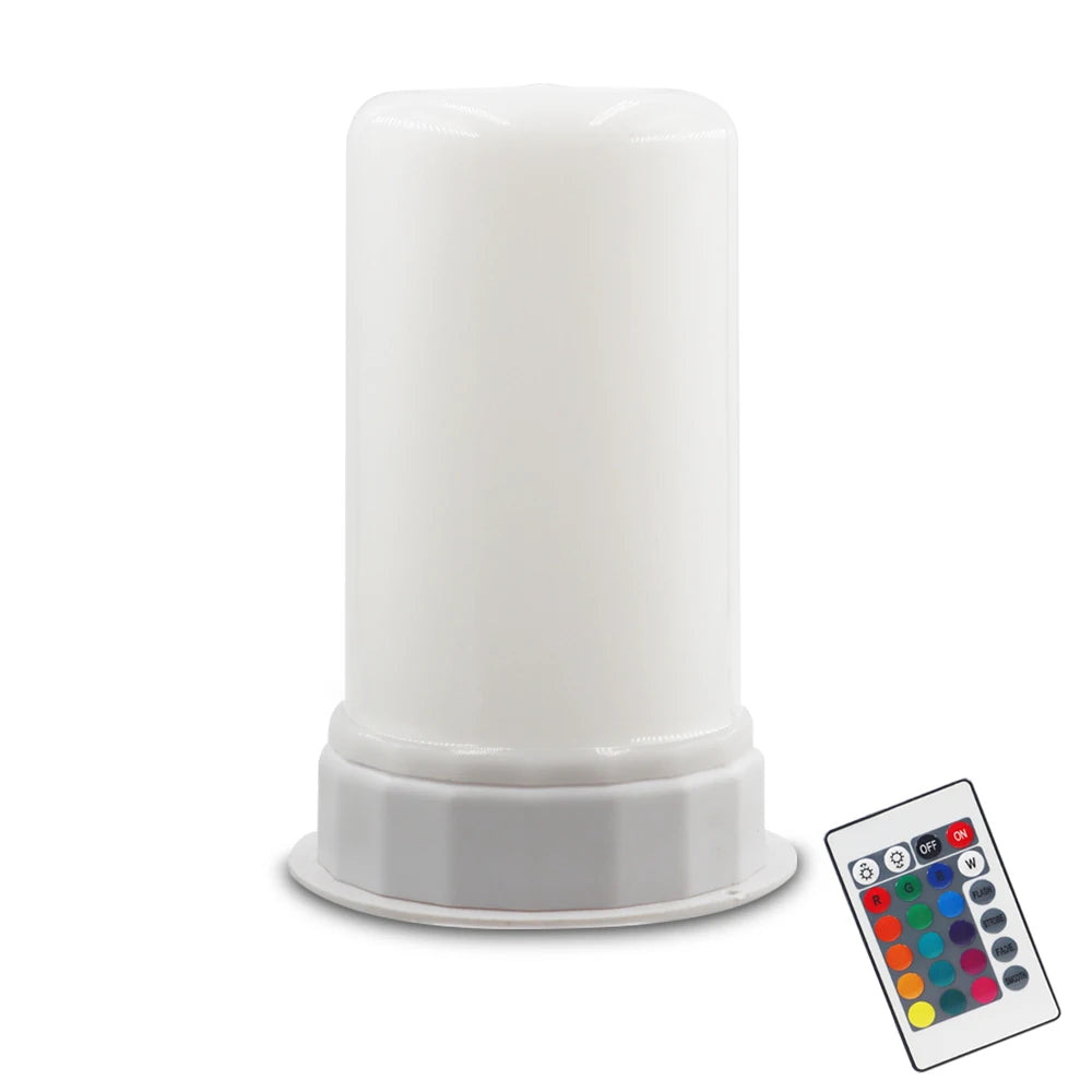 FlameGlow Warm LED Lamp