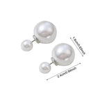 Luna Two-Sided Pearl Studs