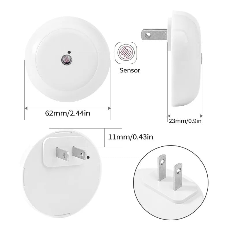 Smart Dusk-to-Dawn LED Night Light