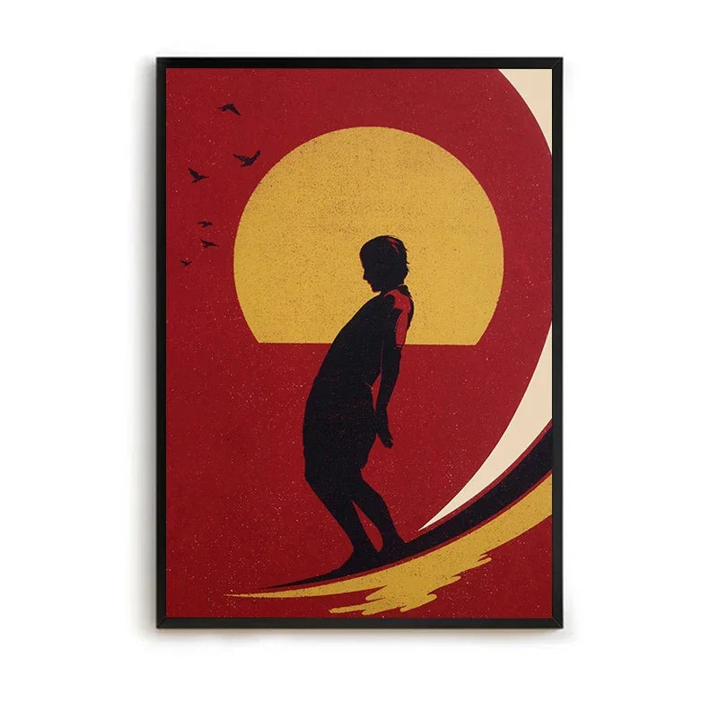 Surf Vibe Canvas Poster