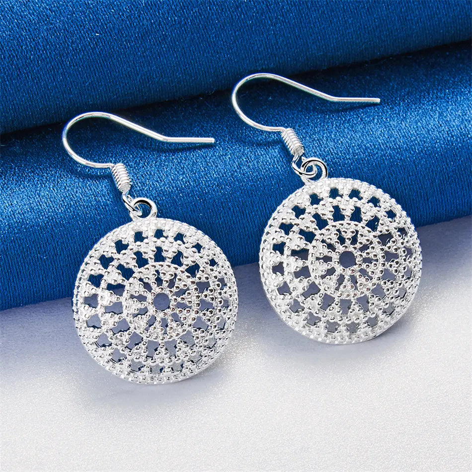 Elara Sterling Round Drops