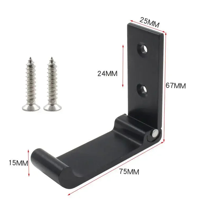 Headphones Stand Foldable Wall Mount