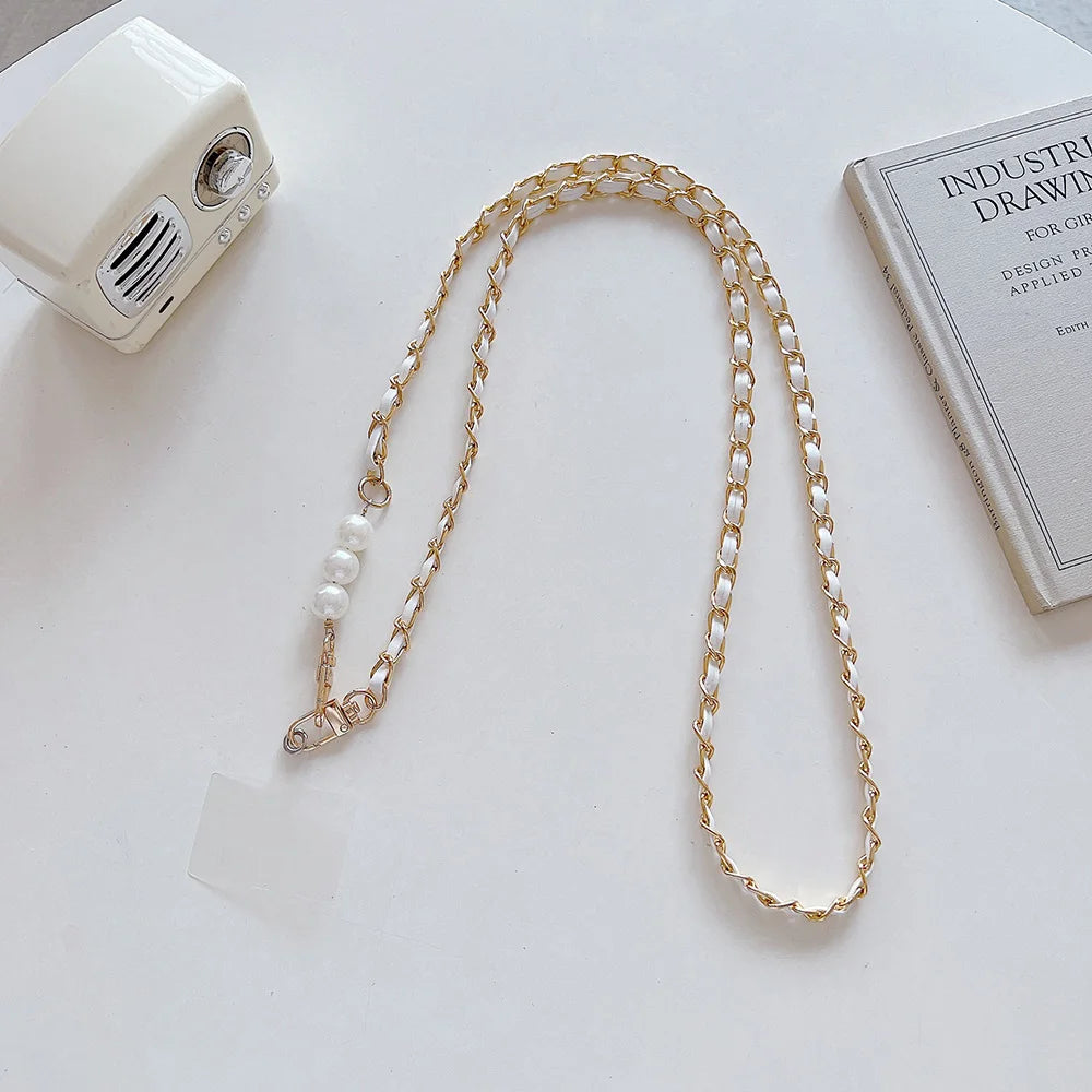 Pearl Crossbody Phone Strap