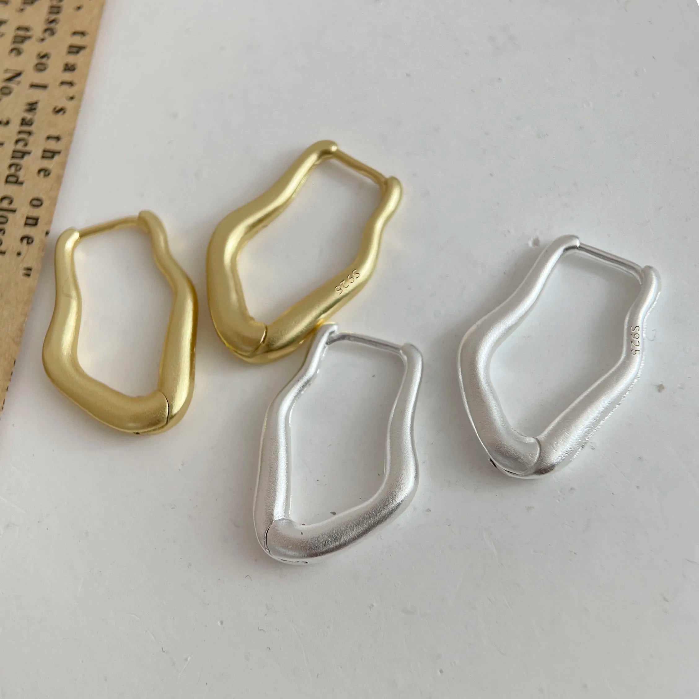 Aurelia Gold Zircon Hoops