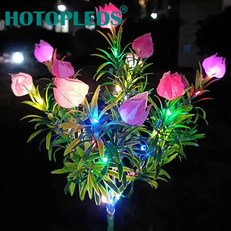 Gardenia Flower Solar Lamp