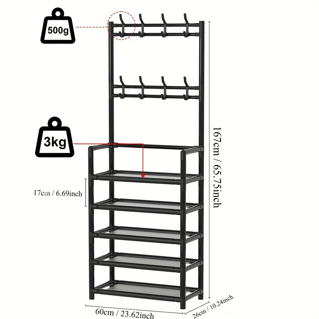UrbanTier 5-Tier Shoe Rack